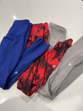 Lululemon Bundle Of 3 Leggings size 2/4